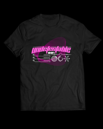 Futuristic Undetectable Tshirt, 180 gsm black colour - THE CLOTHING STYLE