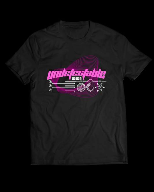 Futuristic Undetectable Tshirt, 180 gsm black colour - THE CLOTHING STYLE