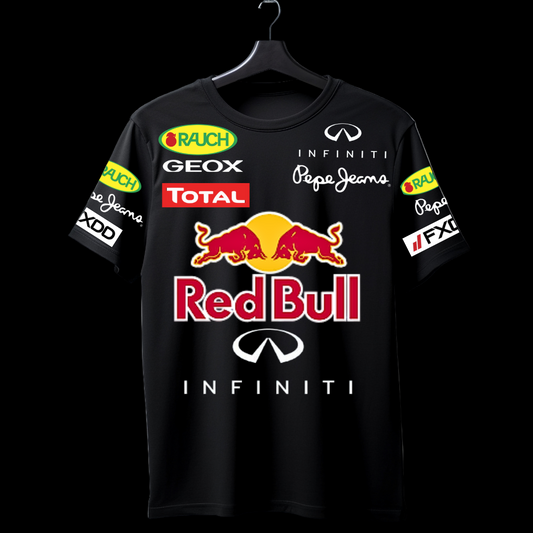 redbull black motor tshirt